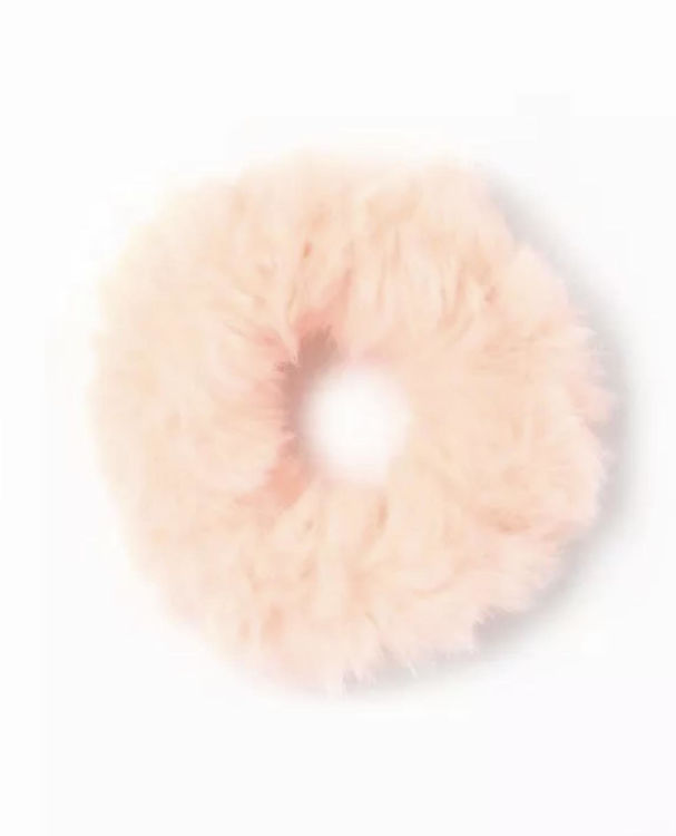 Picture of 8010 / 0101 SMALL SIZE FABRIC SCRUNCHIE IN FAUX FUR